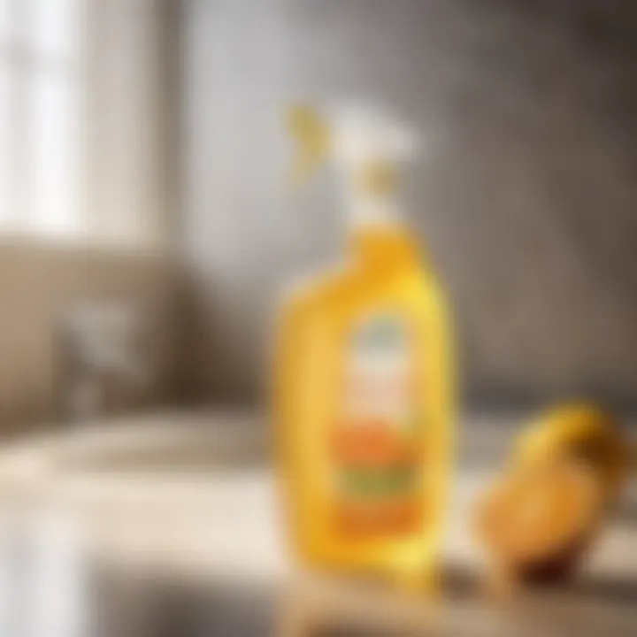 Citrus-Infused Disinfectant Citrus-infused natural bathroom disinfectant