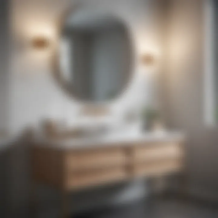 Sophisticated Scandinavian-inspired Vanity Design Minimalist Scandinavian Style Vanity