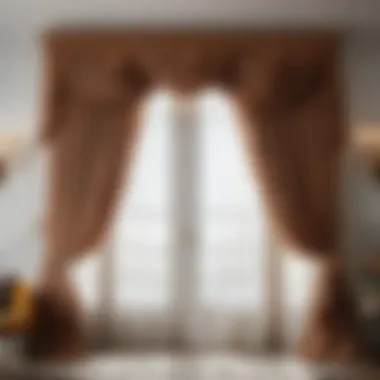 Chic Ruffled Layered Curtains