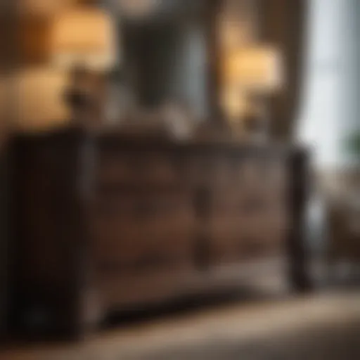 Elegant large dresser with intricate detailing