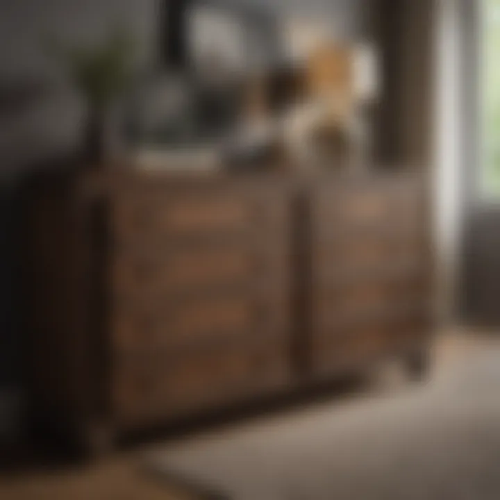 Efficient Storage Solutions with a Big Dresser Functional dresser showcasing organized storage solutions