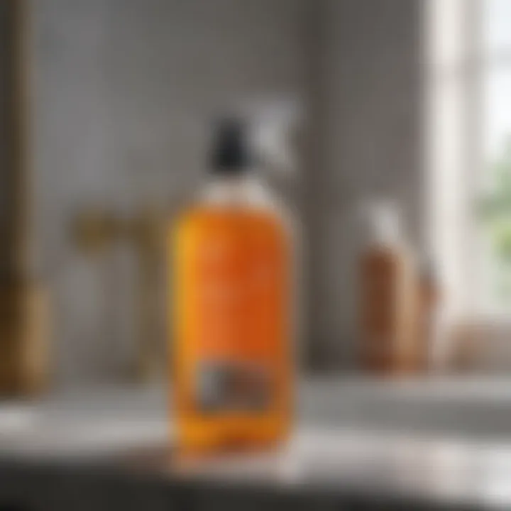 Eco-friendly packaging of Blueland bathroom cleaner emphasizing sustainability