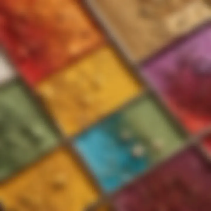 Abstract Art Palette Inspirations Abstract art inspired bathroom color palette