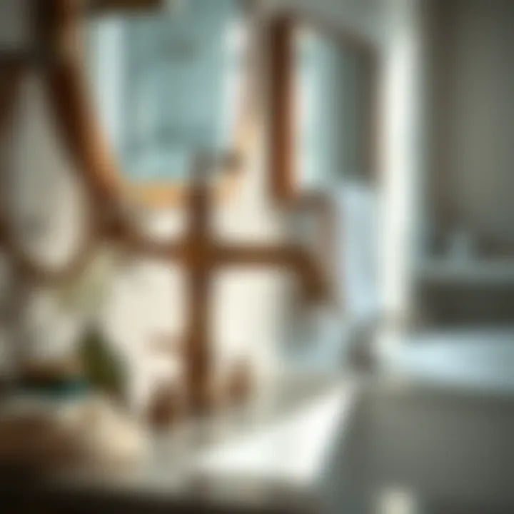 Harmonizing Bronze Faucet with Bathroom Aesthetics Bronze faucet alongside complementary bathroom dĂŠcor