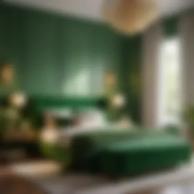 Serenity in Green Master Bedroom