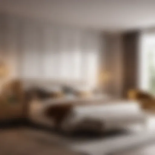 Elegant bedroom furniture set in modern design