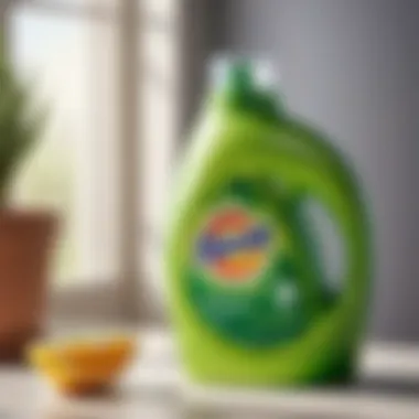 Affordable eco-friendly detergent with green packaging