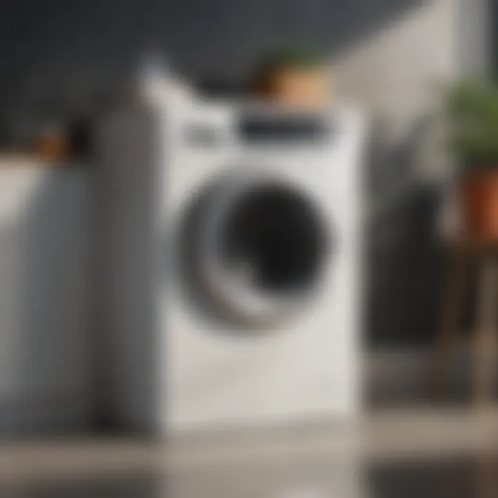 Compact laundry washer with eco-friendly features