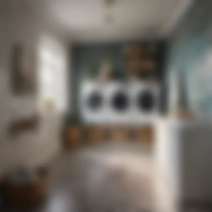 Geometric Patterns in Laundry Room Design