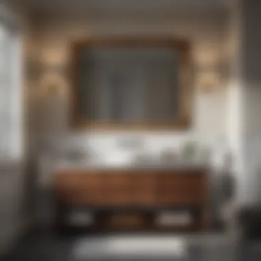 Mastering Installation Techniques Diagram illustrating installation techniques for bathroom vanities