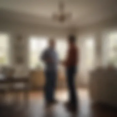 Choosing the Right Contractor for Your Home Addition A contractor discussing plans for a home addition with homeowners