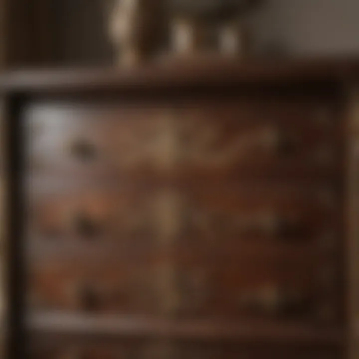 Duncan Phyfe chest adorned with classical motifs