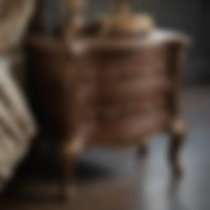 Duncan Phyfe nightstand showcasing fine craftsmanship