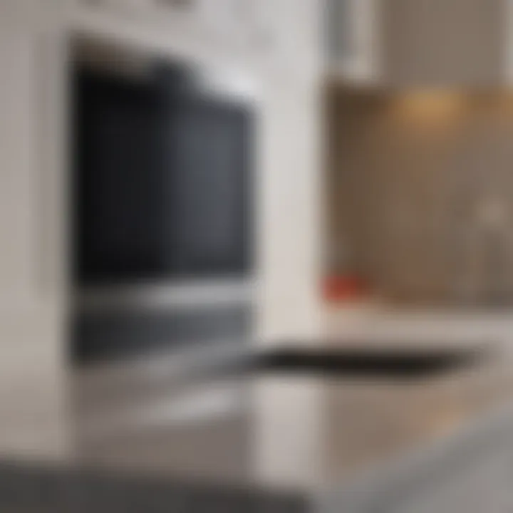 A close-up of cutting-edge technology integrated into kitchen appliances.