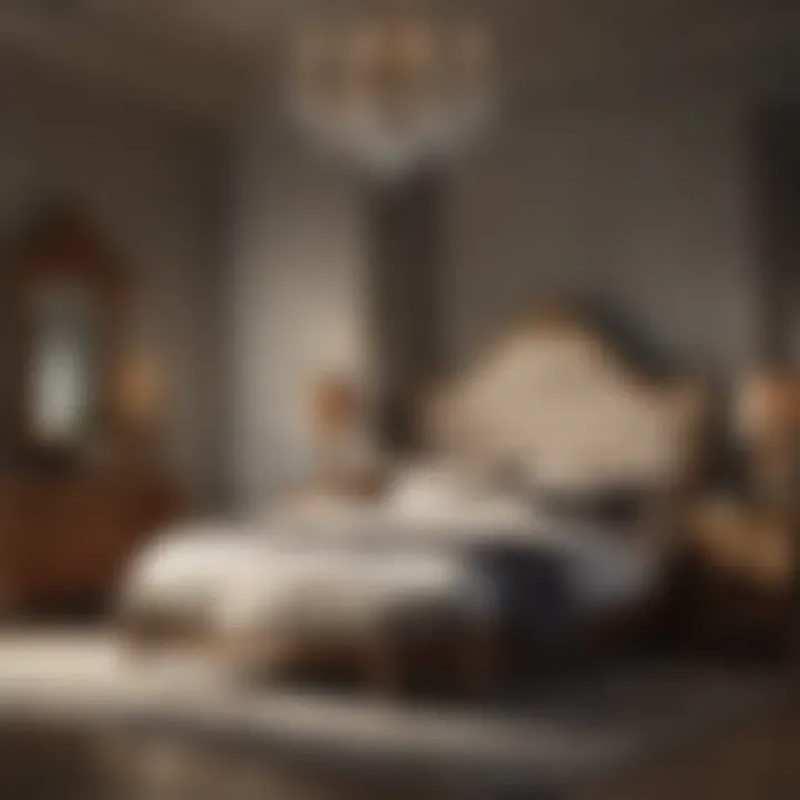 Stylish El Dorado Furniture King Bedroom Set enhancing interior aesthetics