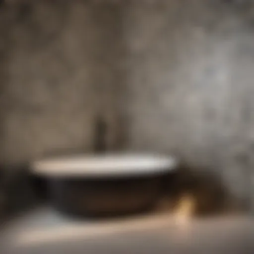 Elegant black and white mosaic tiles in geometric pattern