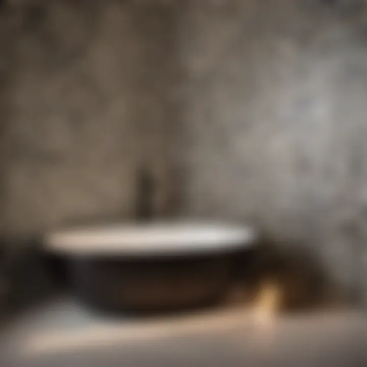 Elegant black and white mosaic tiles in geometric pattern