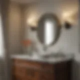 Luxurious Bathroom Vanity with Granite Top Luxurious 72 inch bathroom vanity showcasing a granite top