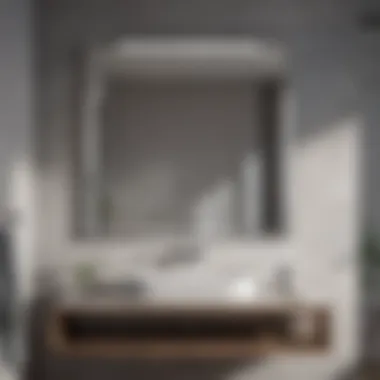 Minimalist Bathroom Mirror Practicality
