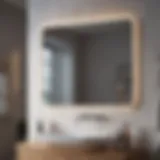 Minimalist Bathroom Mirror Reflections