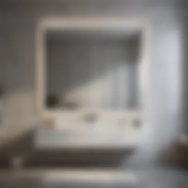 Minimalist Bathroom Mirror Sleek Design