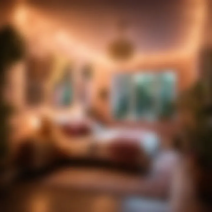 Whimsical Magical Oasis Escape Magical Oasis Bedroom Decor with Color Changing Fairy Lights