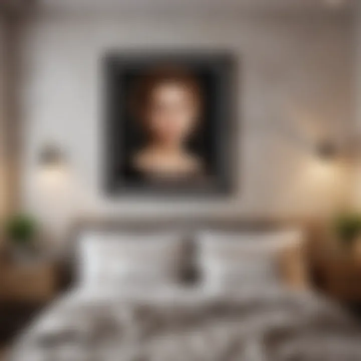 Personalized Wall Decor Personalized bedroom wall with framed photographs and inspirational quotes