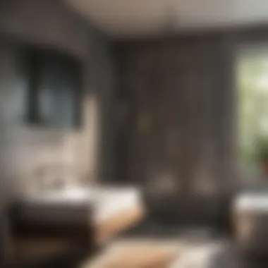 Aesthetically Pleasing Bathroom Rendering An aesthetically pleasing bathroom rendering created using an online design program.