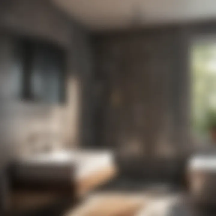 Aesthetically Pleasing Bathroom Rendering An aesthetically pleasing bathroom rendering created using an online design program.