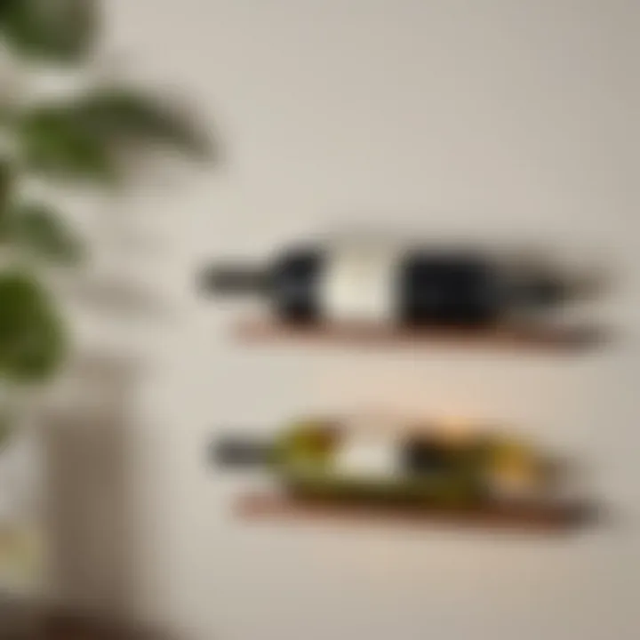 Minimalist Wall Wine Rack