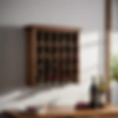 Rustic Wood Wine Rack