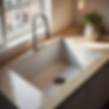 Innovative Laundry Sink Integration Innovative Laundry Sink Integration in Utility Space