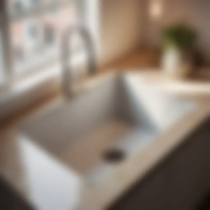 Innovative Laundry Sink Integration Innovative Laundry Sink Integration in Utility Space