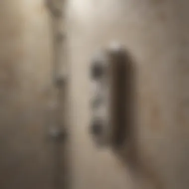 Diverse Materials in Shower Cabinets A collection of luxurious bathroom shower cabinets highlighting diverse materials