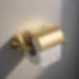 Luxurious Gold Bathroom Toilet Paper Holder Luxurious gold bathroom toilet paper holder