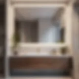 Modern Sleek Design Bathroom Vanity Modern bathroom vanity with sleek design