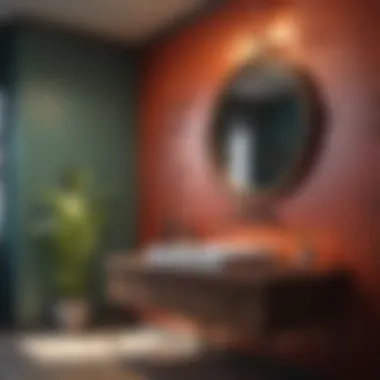 Vibrant Accents: Transforming Spaces with Color Colorful accent pieces enhancing wall decor
