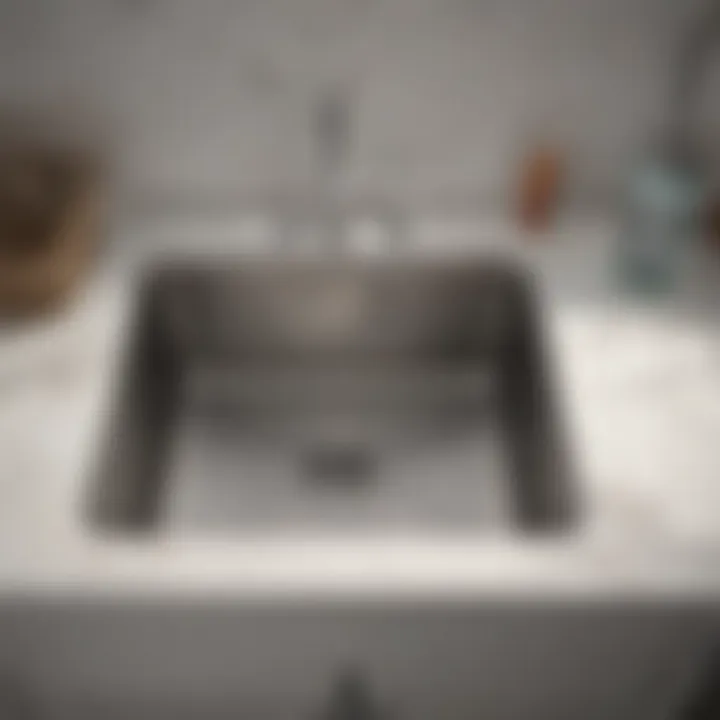 Functional features of laundry sink