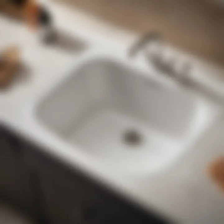 Premium quality materials used in laundry sink