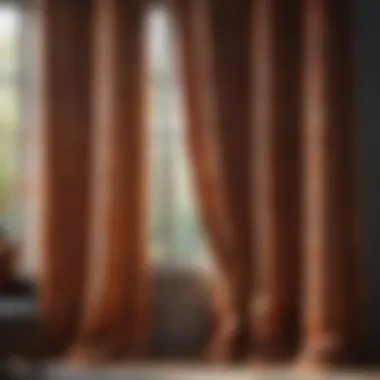 Bold Patterned Curtains for a Modern Touch Bold patterned curtains adding character to a modern bedroom