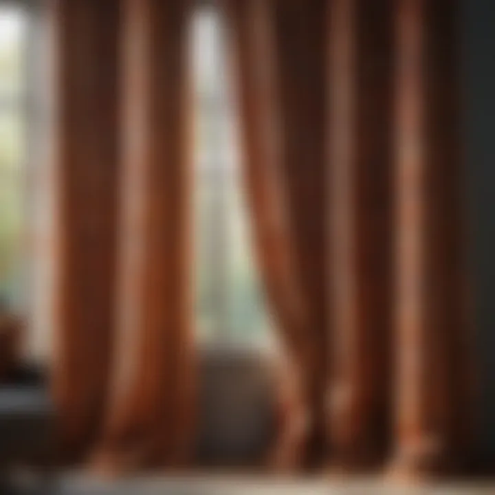 Bold Patterned Curtains for a Modern Touch Bold patterned curtains adding character to a modern bedroom
