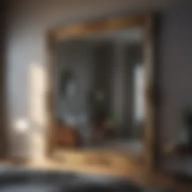 Diverse Mirror Styles Showcasing Unique Designs Diverse mirror styles showcasing unique designs in a bedroom