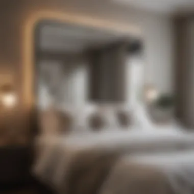 Strategic Mirror Placement Enhancing Bedroom Space Strategic mirror placement enhancing bedroom space