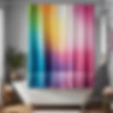 Colorful and Engaging Shower Curtain Design for Children Colorful and engaging shower curtain design for children