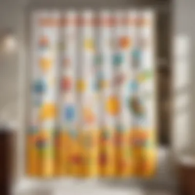 Educational Shower Curtain Featuring Fun Facts for Kids Educational shower curtain featuring fun facts for kids