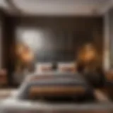 Metal Accents in Industrial Style Bedroom Furniture Set Industrial style bedroom furniture set with metal accents