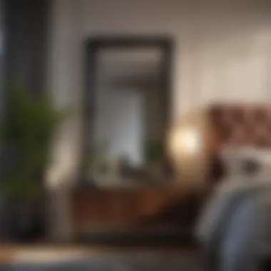 Stylish Furniture Arrangement in Modern Bedroom Stylish furniture arrangement in a modern bedroom