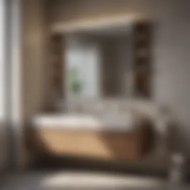 Stylish Italian bathroom cabinet made from eco-friendly materials