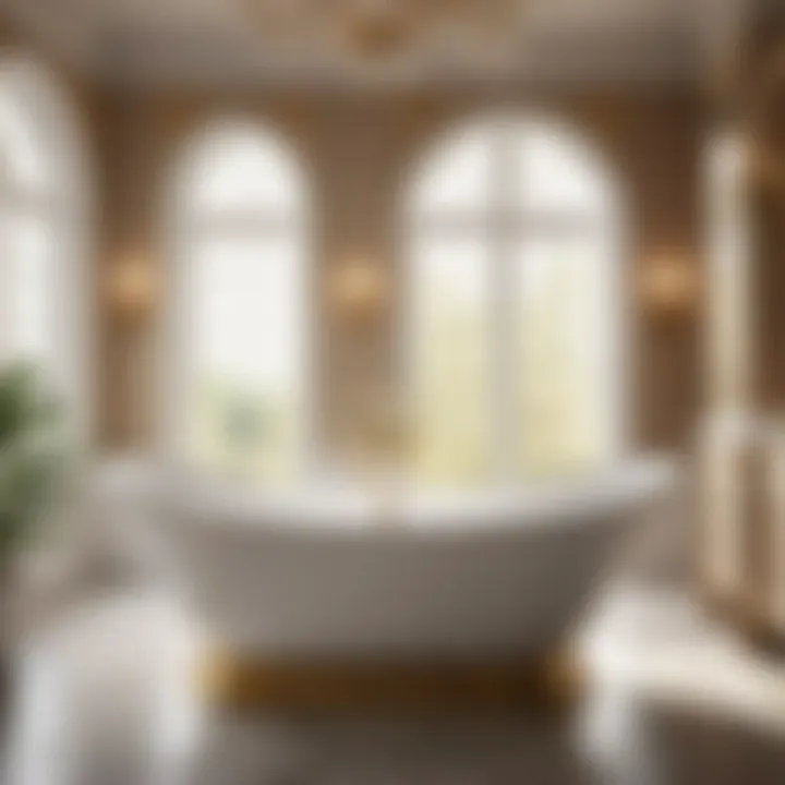 Luxurious bath tub selection