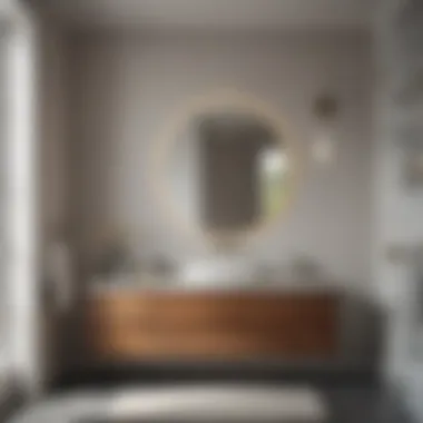 Knighten 17 Vanity in Contemporary Bathroom Sleek design of the Knighten 17 Single Bathroom Vanity showcased in a modern bathroom setting.